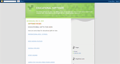 Desktop Screenshot of educationalsoftware-giftideas.blogspot.com