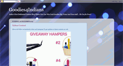 Desktop Screenshot of goodies4indians.blogspot.com