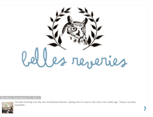 Tablet Screenshot of bellesreveries.blogspot.com