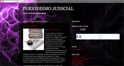 Desktop Screenshot of periodismo-judicial.blogspot.com