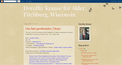 Desktop Screenshot of alderkrause.blogspot.com