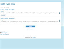 Tablet Screenshot of batikiwantirta.blogspot.com