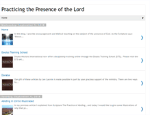 Tablet Screenshot of practice-the-presence.blogspot.com