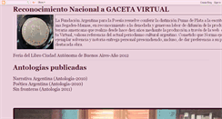 Desktop Screenshot of gacetaliterariavirtual.blogspot.com