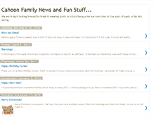 Tablet Screenshot of cahoonfamilyfun.blogspot.com