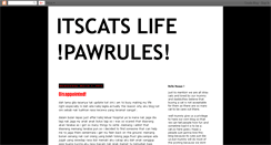 Desktop Screenshot of itscats.blogspot.com