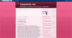 Desktop Screenshot of casamento-net.blogspot.com