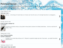 Tablet Screenshot of polishedpassion.blogspot.com