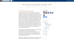 Desktop Screenshot of healinggourmeteveryday.blogspot.com