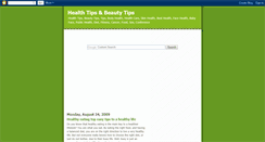 Desktop Screenshot of health-beauty-tips-best.blogspot.com