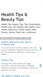 Mobile Screenshot of health-beauty-tips-best.blogspot.com