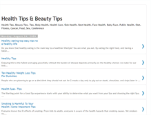 Tablet Screenshot of health-beauty-tips-best.blogspot.com