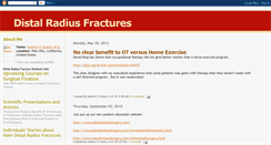 Desktop Screenshot of distalradius.blogspot.com
