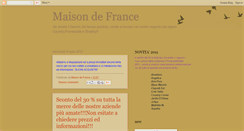 Desktop Screenshot of lamaisondefrance.blogspot.com