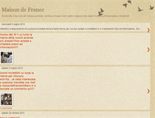 Tablet Screenshot of lamaisondefrance.blogspot.com