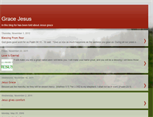 Tablet Screenshot of jesus-grace.blogspot.com