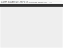 Tablet Screenshot of costaricamanuelantonio.blogspot.com