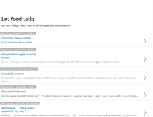 Tablet Screenshot of cuisinetalks.blogspot.com