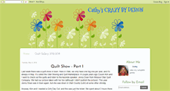 Desktop Screenshot of cathyscrazybydesign.blogspot.com
