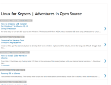 Tablet Screenshot of linuxforkeysers.blogspot.com