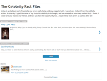 Tablet Screenshot of celebrityfactfiles.blogspot.com