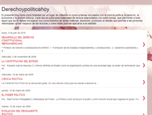 Tablet Screenshot of cienciapoliticahoy-gabo.blogspot.com