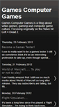 Mobile Screenshot of gamescomputergames.blogspot.com