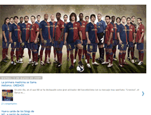 Tablet Screenshot of genteblaugrana.blogspot.com