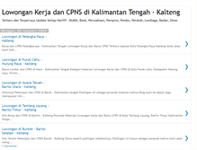 Tablet Screenshot of kerjacpnsdikalteng.blogspot.com