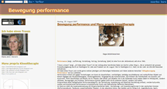 Desktop Screenshot of bewegung-performance.blogspot.com