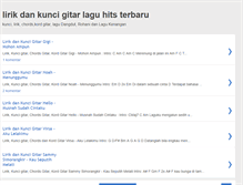 Tablet Screenshot of lirikdankunci.blogspot.com