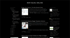 Desktop Screenshot of newblogonline.blogspot.com