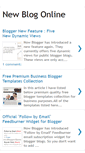 Mobile Screenshot of newblogonline.blogspot.com