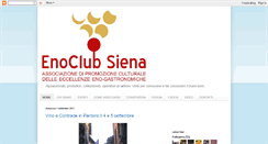 Desktop Screenshot of enoclubsiena.blogspot.com