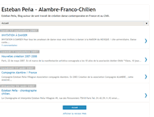 Tablet Screenshot of estebandansefrance.blogspot.com