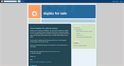Desktop Screenshot of duplexforsaleinorem.blogspot.com