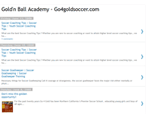 Tablet Screenshot of goldenballacademy.blogspot.com