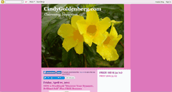 Desktop Screenshot of cindygoldenberg.blogspot.com