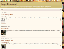 Tablet Screenshot of carpekeyboard.blogspot.com