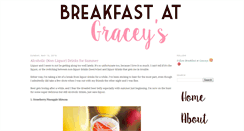 Desktop Screenshot of breakfastatgraceys.blogspot.com