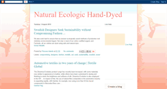 Desktop Screenshot of naturalecologichand-dyed.blogspot.com