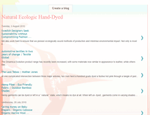 Tablet Screenshot of naturalecologichand-dyed.blogspot.com