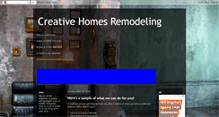 Desktop Screenshot of creativehomesremodeling.blogspot.com