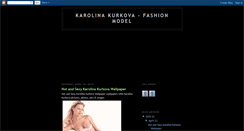 Desktop Screenshot of karolina-kurkova-hot-photos.blogspot.com