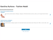 Tablet Screenshot of karolina-kurkova-hot-photos.blogspot.com