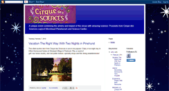Desktop Screenshot of cirque-des-science.blogspot.com