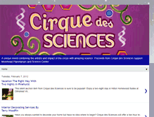 Tablet Screenshot of cirque-des-science.blogspot.com