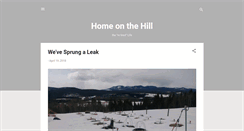 Desktop Screenshot of home-on-the-hill.blogspot.com