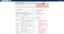 Desktop Screenshot of liburanindonesia.blogspot.com