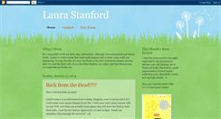 Desktop Screenshot of laurastanfordwriter.blogspot.com